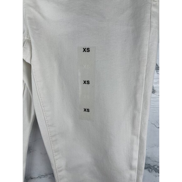 Style&Co. Womens Capri Jegging XS Mid-Rise Bright White Cotton Blend - Picture 8 of 9